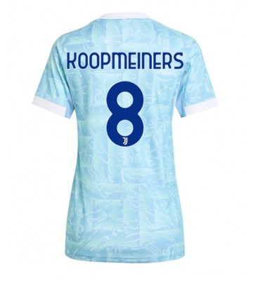 Juventus Teun Koopmeiners #8 Bortatröja Dam 2025-26 Kortärmad